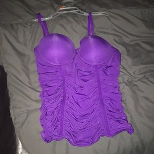 Purple corset